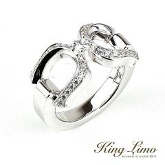 King Limo BIT �p���F �r�b�g �����O �L���O���� �V���o�[925 �V���o�[�A�N�Z�T���[ �� �V���o�[�����O �w��