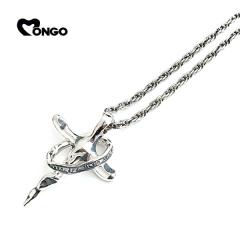 MONGO �N���X �����O �l�b�N���X �`�F�[���t�� �V���o�[ �y���_���g �V���o�[�l�b�N���X �����Y ���f�B�[�X �V���o�[925 �j�� �ގ� ���� 