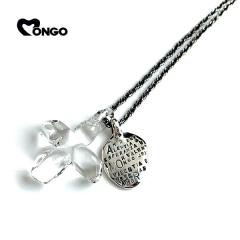 MONGO �K���X ���[�t �N���X & �v���[�g �l�b�N���X �`�F�[���t�� �N���A �V���o�[ �y���_���g �V���o�[�l�b�N���X �����Y ���f�B�[�X �V