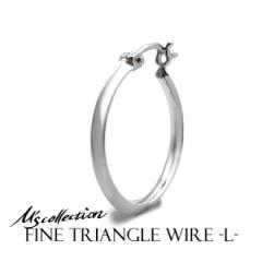 Ms collection GYRNV FINE D. TRIANGLE WIRE LTCY 22mm t[vsAX 1P Ўp Vo[925 Vo[ANZT[ s