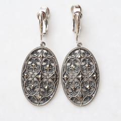 ROKUZAN �}�[�J�T�C�g �s�A�X �C�������O �I�ׂ� 2P �����p �m���z�[���s�A�X �V���o�[925 ROK-202E0529 ��R�W���G���[ �u�����h ���f�B