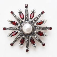 ROKUZAN �p�[�� �K�[�l�b�g �u���[�` �y���_���g�g�b�v (�`�F�[���Ȃ�) �l�b�N���X �y���_���g �g�b�v �w�b�h �V���o�[925 �K�[�l�b�g �p