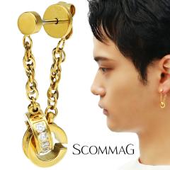 SCOMMAG �X�e�����X �`�F�[�� �h���b�v �s�A�X �����Y ���f�B�[�X 1P �Ў��p �S�[���h �h���b�v�s�A�X �W���R�j�A �����O �X�e�����X�s�A