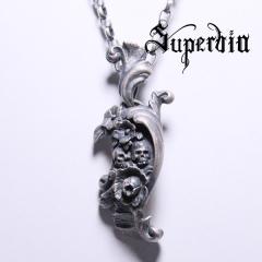 Superbia �g���y���h�y���_���g�g�b�v �`�F�[���Ȃ� �V���o�[�y���_���g �V���o�[925 �g�b�v �y���_���g �l�b�N���X �����Y �X�y�����B�A
