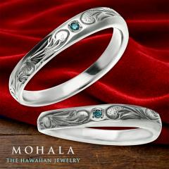 MOHALA ���n�� �X�e�����X �n���C�A���W���G���[ �v�����Z�X�J�b�g �u���[ �_�C�������h �y�A�����O 7�`21�� �w�� �����O �y�A �����A��