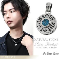 GRAN DEUR �P������ �V���o�[�y���_���g�g�b�v �`�F�[���Ȃ� �V���o�[ �����Y �l�b�N���X �y���_���g Pendant �V���o�[925 �V�R�� �u���[