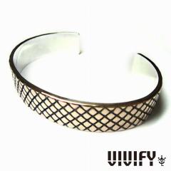 VIVIFY �r�r�t�@�C �A�N�Z�T���[ �u���X���b�g �o���O�� �R�b�p�[ & �V���o�[ �c�[�g�[�� Fence Bangle