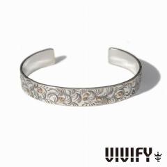 VIVIFY �r�r�t�@�C �A�N�Z�T���[ �u���X���b�g �o���O�� �V���o�[ �S�[���h �A���x�X�N FlatBangle w Gold