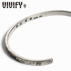 VIVIFY �r�r�t�@�C �A�N�Z�T���[ �u���X���b�g �o���O�� �V���o�[ �S�[���h Back Hallmarks Bangle �Ɩ� Narrow w Gold