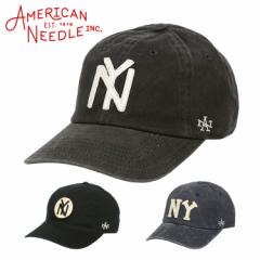アメリカンニードル キャップ  メンズ ニューヨークブラックヤンキース 帽子 American Needle NY BLACK YANKEES NL ビンテージ 野球 ニグ