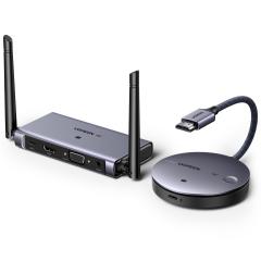 UGREEN ワイヤレスHDMI送受信機セット 4K@30Hz/50m 2.4G+5GHz 日本技適