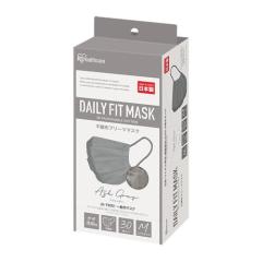 アイリスオーヤマ(IRIS OHYAMA) マスク 不織布 日本製 プリーツマスク 30枚入 ふつうサイズ デイリーフィット DAILY FIT 小顔 血色マスク