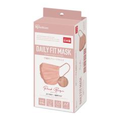 アイリスオーヤマ(IRIS OHYAMA) マスク 不織布 日本製 プリーツマスク 30枚入 ふつうサイズ デイリーフィット DAILY FIT 小顔 血色マスク