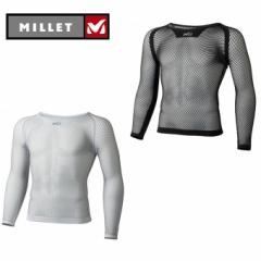 ~[ MILLET A_[Vc  Y DRYNAMIC MESH 3/4 SLEEVE CREW MIV01356y[։z  od