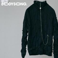 BODYSONG. �{�f�B�\���O SHIBORI DISTORTION TRACK JKT W/CHARMS BS269105 �g���b�N�W���P�b�g ���f�B�[�X �����Y ���n �� �R�[�f �W���[