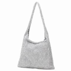 カシュカシュ（cache cache）/カシュカシュ cachecache / シャギーラメワンハンドルトートバッグ