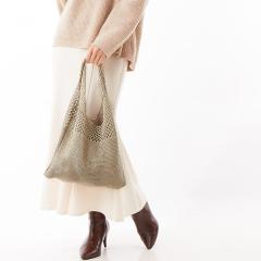 カシュカシュ（cache cache）/カシュカシュ cachecache / メタリック糸ホーボーバッグ