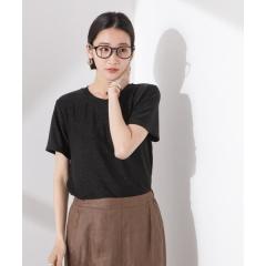 ナノユニバース（NANO universe）/ラメカットクルーネックＴシャツ