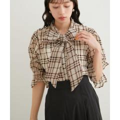 ビス(VIS)/【選べる素材】アソートボウタイリボンブラウス ビス(VIS)/【選べる素材】アソートボウタイリボンブラウス