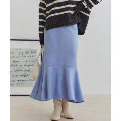 ビス(VIS)/【洗える】エコスエードマーメイドロングスカート ビス(VIS)/【洗える】エコスエードマーメイドロングスカート