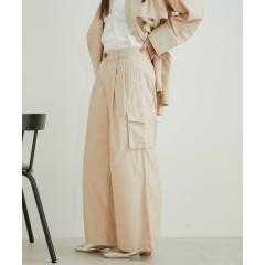 ビス(VIS)/【セットアップ対応】タックギャザーワイドカーゴパンツ ビス(VIS)/【セットアップ対応】タックギャザーワイドカーゴパンツ