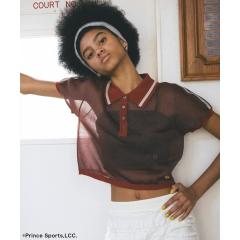 ビス(VIS)/【Prince】VIS別注ラメシアーポロシャツ ビス(VIS)/【Prince】VIS別注ラメシアーポロシャツ