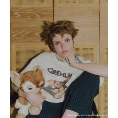 ビス(VIS)/【グレムリン】VIS別注 ピグメントビッグTシャツ ビス(VIS)/【グレムリン】VIS別注 ピグメントビッグTシャツ