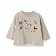 プティマイン（petit main）/DOGS 長袖Tシャツ