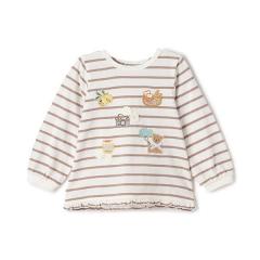 プティマイン（petit main）/puputeteアップリケTシャツ