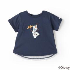 プティマイン（petit main）/【Disney】オラフアップリケTシャツ