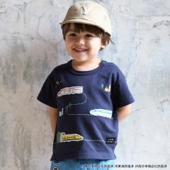 プティマイン（petit main）/【新幹線】線路半袖Tシャツ
