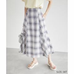 ロペピクニック（ROPE’ PICNIC）/リンクコーデ /着丈が選べるチェックボリュームスカート