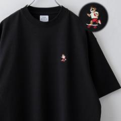 コーエン（coen）/スポーツベア刺繍クルーネックTシャツ