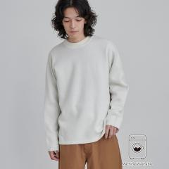 コーエン(coen)/【洗える】ダブルフェイスクルーネックニット コーエン(coen)/【洗える】ダブルフェイスクルーネックニット