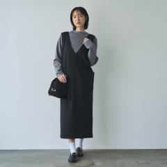 コーエン（coen）/REVERSEWARMVネックジャンパースカート