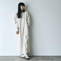 コーエン（coen）/YALE別注ロゴプリントハーフジップワンピース