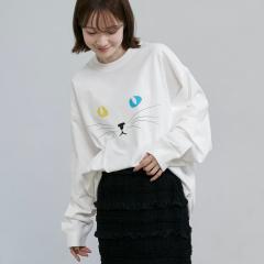 コーエン(coen)/【CAT TEE/アニマルプリント】ロングスリーブTシャツ コーエン(coen)/【CAT TEE/アニマルプリント】ロングスリーブTシャツ