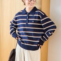 コーエン（coen）/【POLO BCS（ポロ・ビーシーエス）別注】 襟付きポロニット（WEB限定カラーあり）