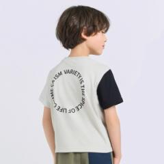 コムサイズム（COMME CA ISM）/サークルプリント 半袖Tシャツ