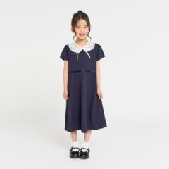 コムサイズム（COMME CA ISM）/レース襟付き 半袖ワンピース(100－130cm)