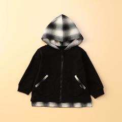 �R���T�C�Y���iCOMME CA ISM�j/�I���u���[�`�F�b�N�g�� �p�[�J�u���]��(�x�r�[�T�C�Y)