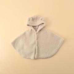 コムサイズム（COMME CA ISM）/【リバーシブル】クマ耳付き マント