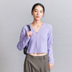 ビューティー＆ユース ユナイテッドアローズ（BEAUTY&YOUTH）/リブジップ Vネック カーディガン －ウォッシャブル－