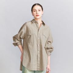 ビューティー＆ユース ユナイテッドアローズ（BEAUTY&YOUTH）/麻コットン チェック シャツ
