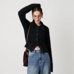 ビューティー&ユース ユナイテッドアローズ(BEAUTY&YOUTH)/ポリエステル シャギーカーディガン ウォッシャブル ビューティー&ユース ユナイテッドアローズ(BEAUTY&YOUTH)/ポリエステル シャギーカーディガン ウォッシャブル