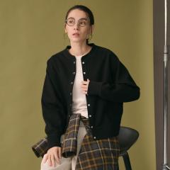 ビューティー&ユース ユナイテッドアローズ(BEAUTY&YOUTH)/ダブルフェイス リングボタンカーディガン2 ウォッシャブル ビューティー&ユース ユナイテッドアローズ(BEAUTY&YOUTH)/ダブルフェイス リングボタンカーディガン2 ウォッシャブル