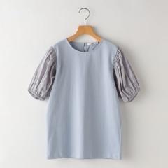 シップス（SHIPS）/ＳＨＩＰＳ　ＫＩＤＳ：１４０～１５０ｃｍ　／　コットン　パフ　スリーブ　ＴＥＥ