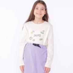 �V�b�v�X�iSHIPS�j/SHIPS KIDS:140�`150cm / �A�t�^�k�[���e�B�[ ���`�[�t ���� TEE