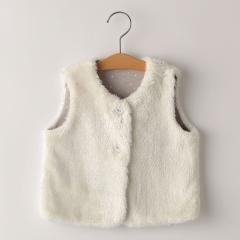 シップス（SHIPS）/SHIPS KIDS:80～90cm / フェイクファー リバーシブル ベスト