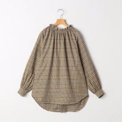 �V�b�v�X�iSHIPS�j/ARCH&LINE:155cm / �I�[�K�j�b�N �R�b�g�� �`�F�b�N �t���� �u���E�X